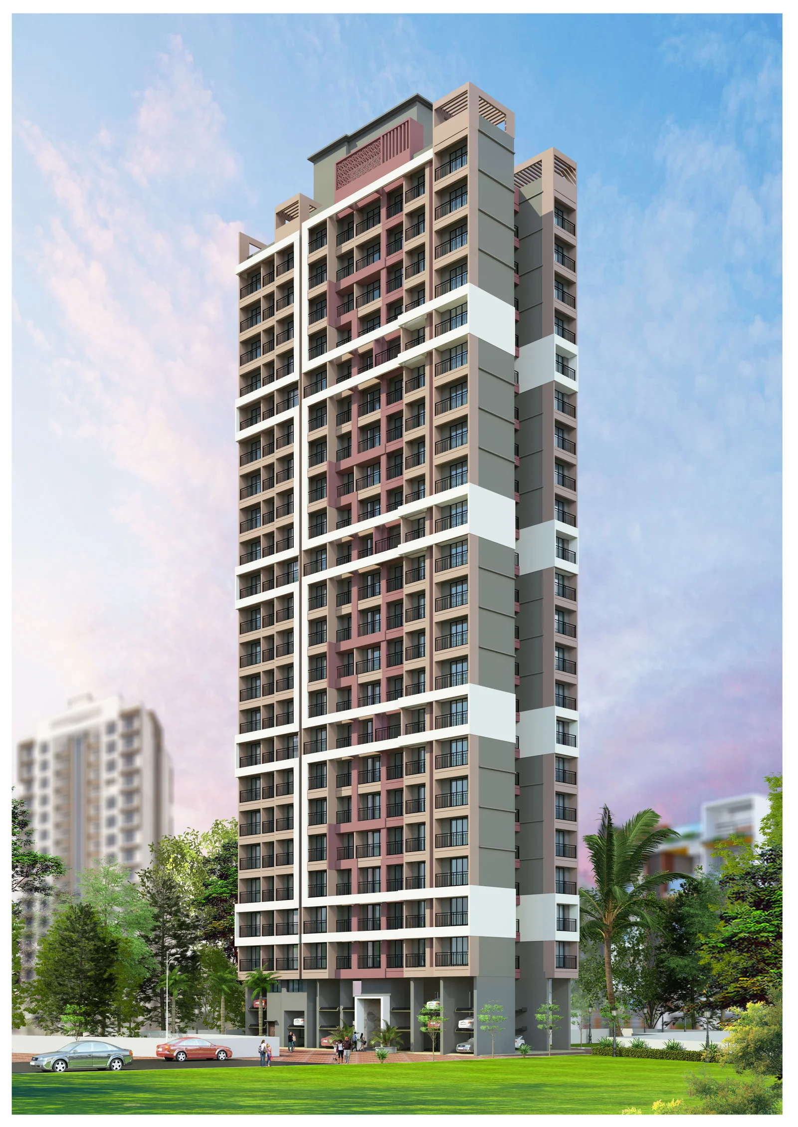 Modern 1 BHK flat in Naigaon East
